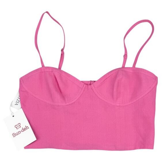 Aritzia Sunday Best Bonnie Bustier Camisole in Soft Fuchsia - Picture 2 of 5